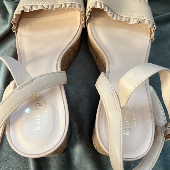 Pink Cork bottom Kate Spade shoes - Picture 7 of 9